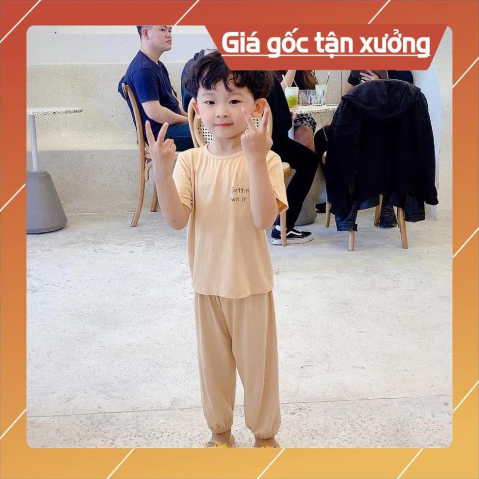 Quần áo trẻ em,đồ bộ em bé - Đồ Bộ Bé Trai, Bé Gái Minky Mom Chất Thun Lạnh, Đồ Bộ Cho Bé Mặc Nhà Cộc Tay Mùa Hè