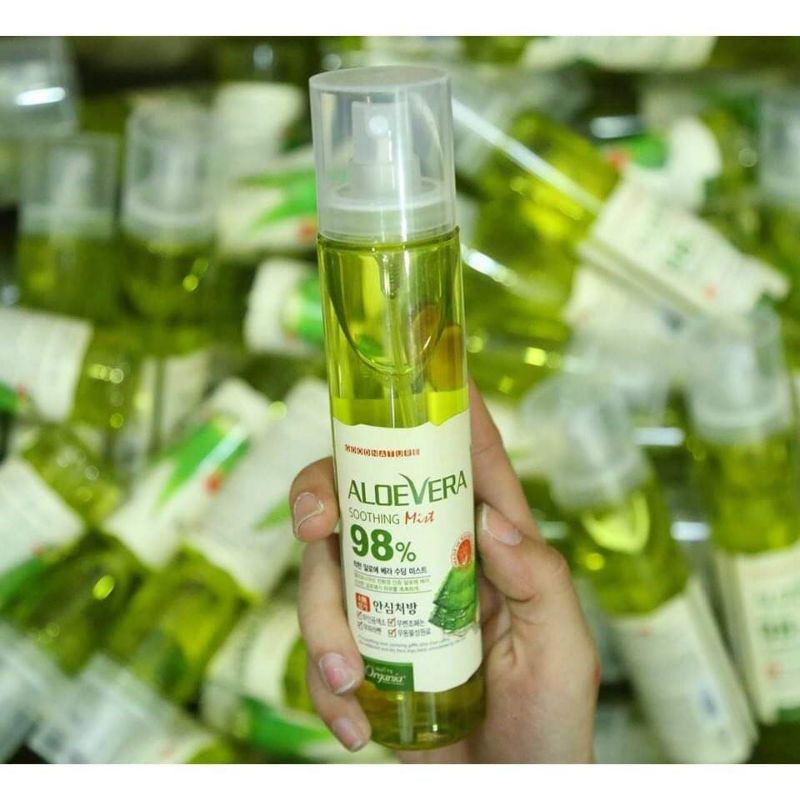 Xịt khoáng lô hội nha đam Aloe Vera Soothing Mist 98%