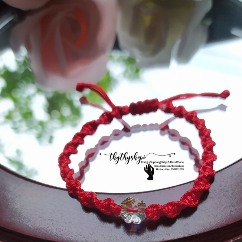 Vòng Handmade Pha lê 4 hình may mắn [ Rẻ Vô địch ] - [ Thái Lan ]