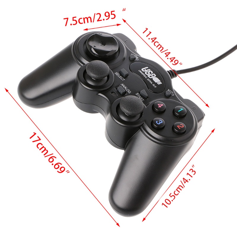 Tay CầM Chơi Game LIDU1 Có Dây USB Cho Windows 98 / ME / 2000 / XP