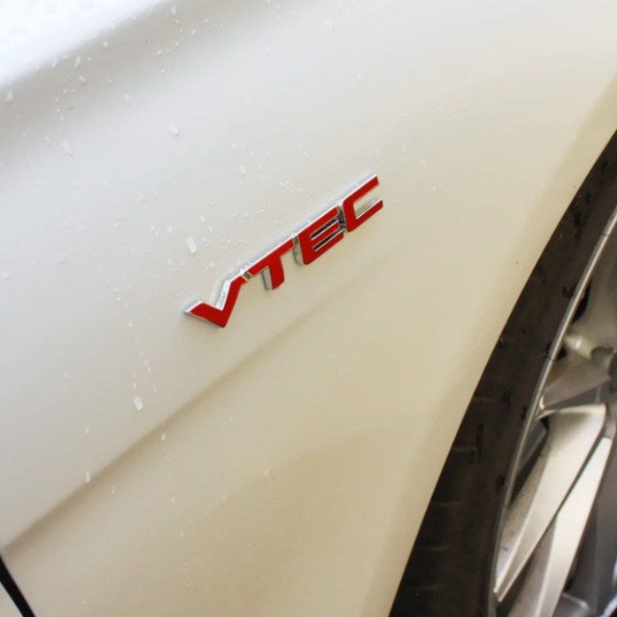 Sản phẩm Decal tem chữ inox VTEC, IVTEC và 2.4 dán xe hơi, ô tô ..