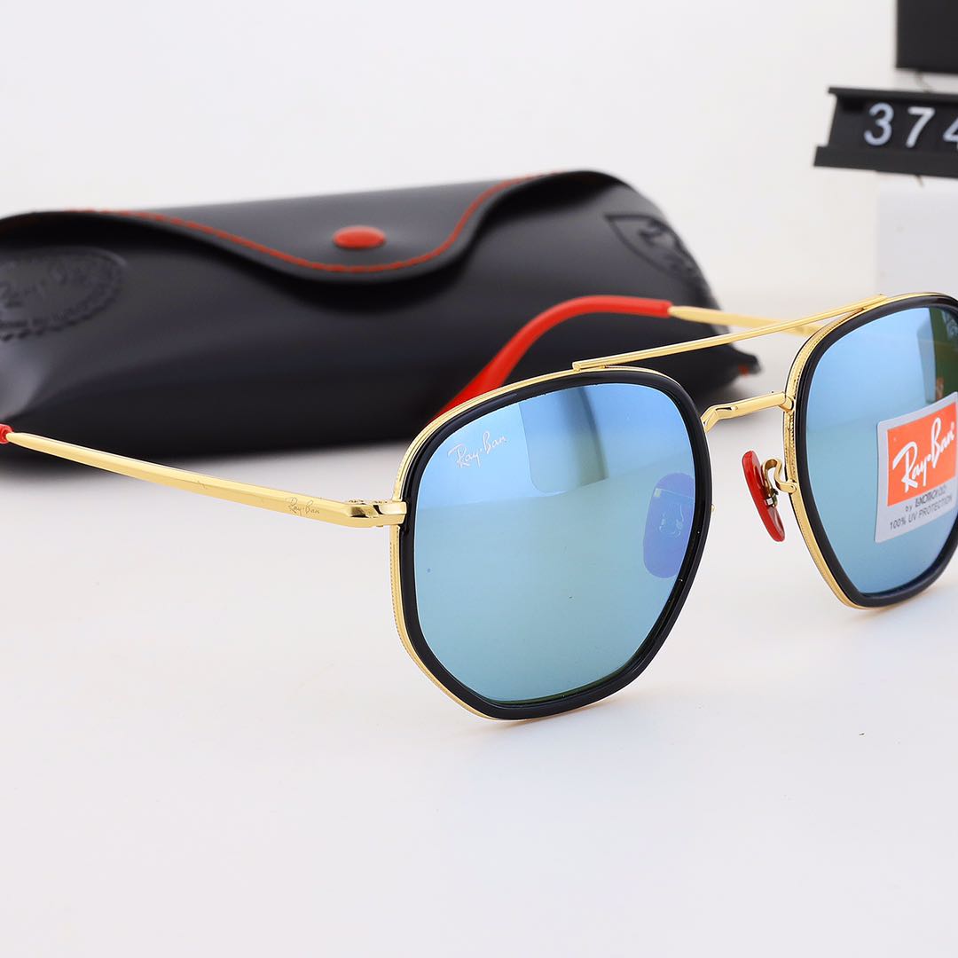 Aviator Ray-Ban_ chính hãng Kính râm 2021 Thời trang Hàn Quốc mới Kính râm nam nữ một mảnh Cặp đôi hợp thời trang Du lịch ngoài trời Kính râm lái xes