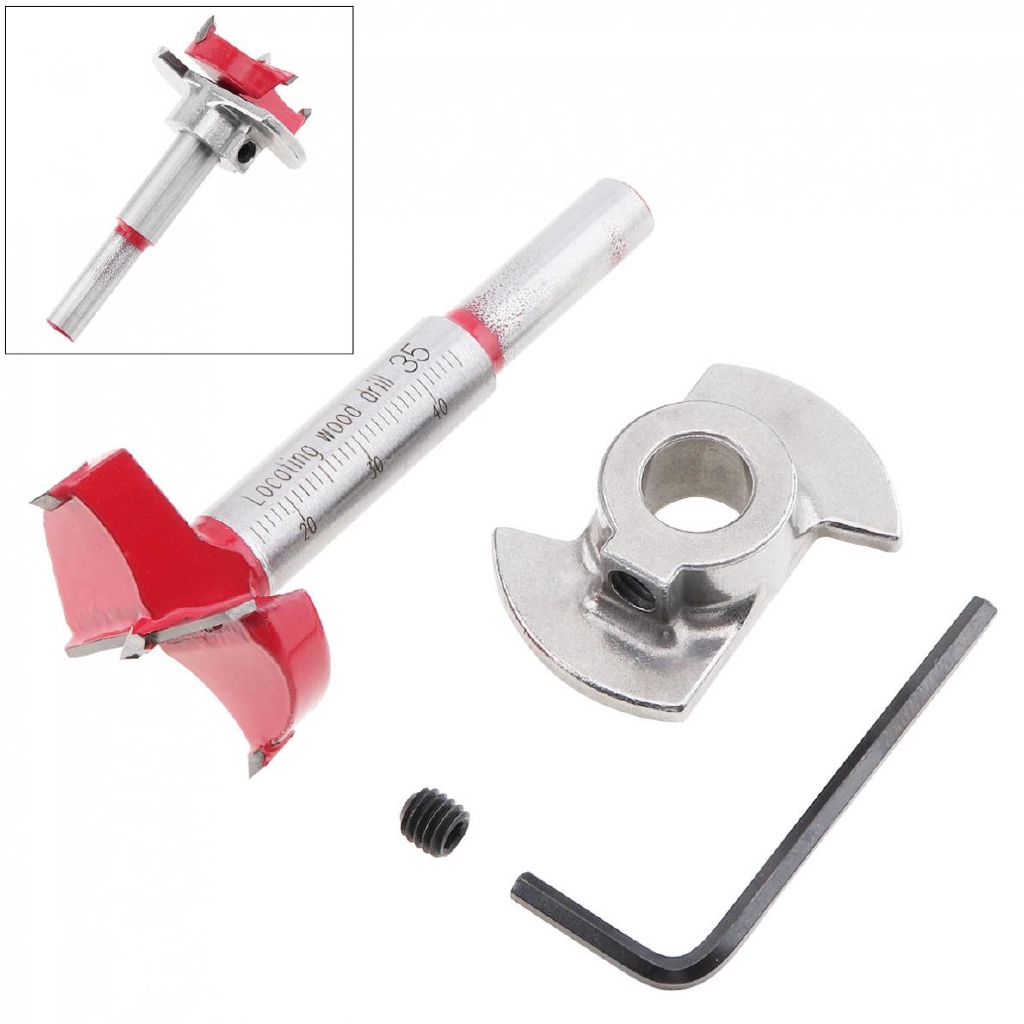 Mũi khoan bản lề hỗ trợ cắt gỗ kích thước 35mm
