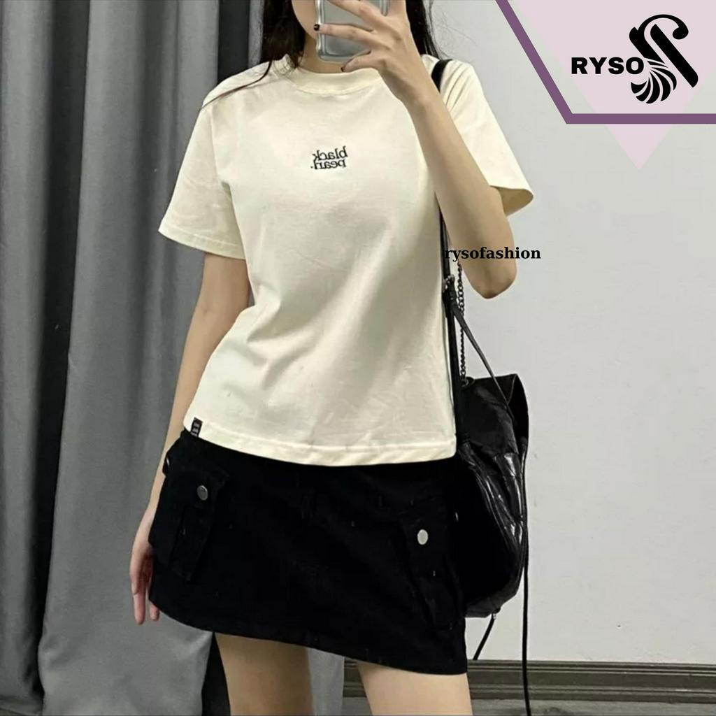 Áo Thun Baby Tee RYSO FASHION Chất Cotton 100% In Chữ