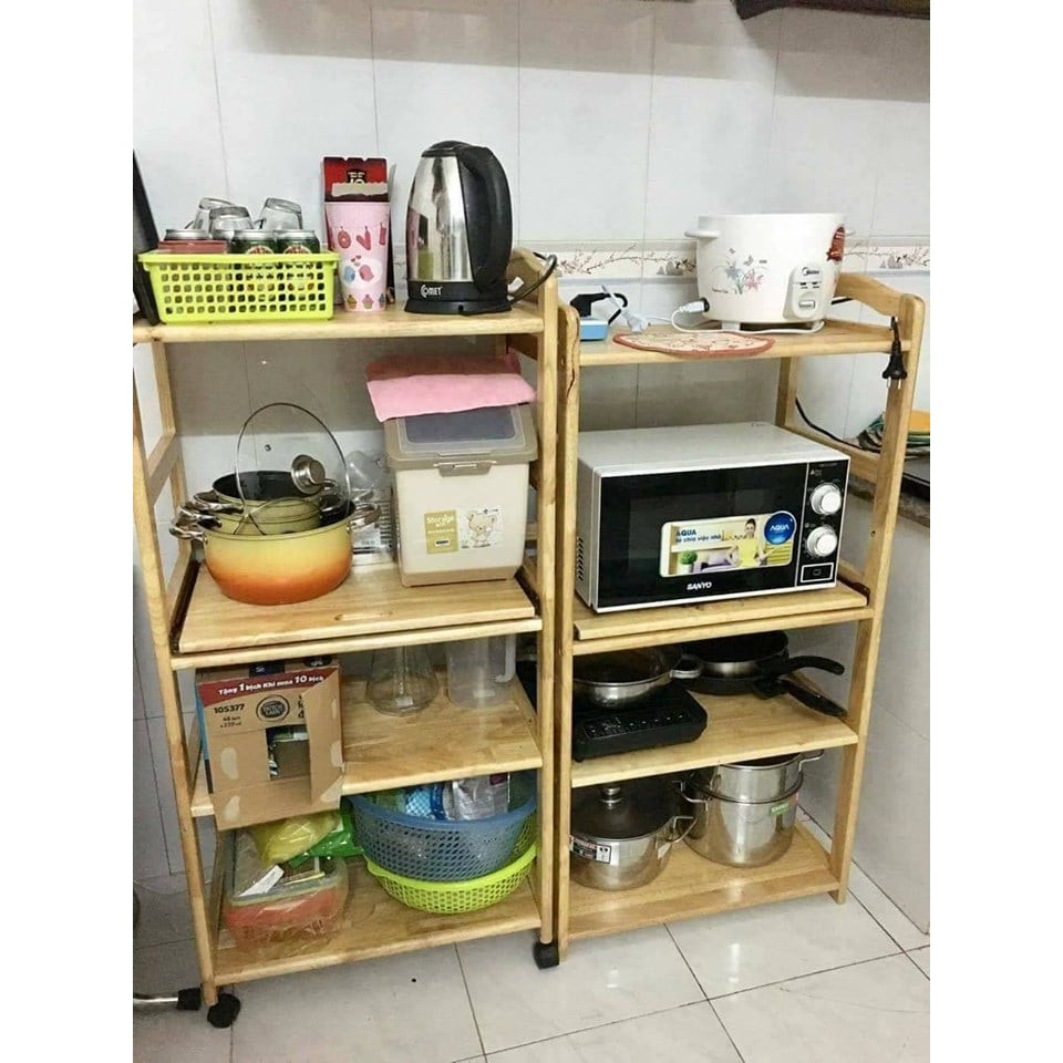 KỆ ĐỂ LÒ VI SÓNG ĐỦ LOẠI BẰNG GỖ TỰ NHIÊN