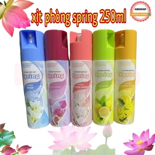 Xịt phòng Spring 225ml chính hãng mẫu mới