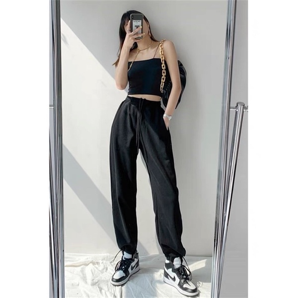 Quần Jogger Ống Rộng Nam Nữ Unisex