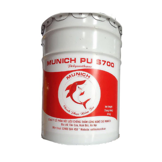 Munich Pu S700 - Chất chống thấm gốc polyurethane siêu đàn hồi 1 thành phần