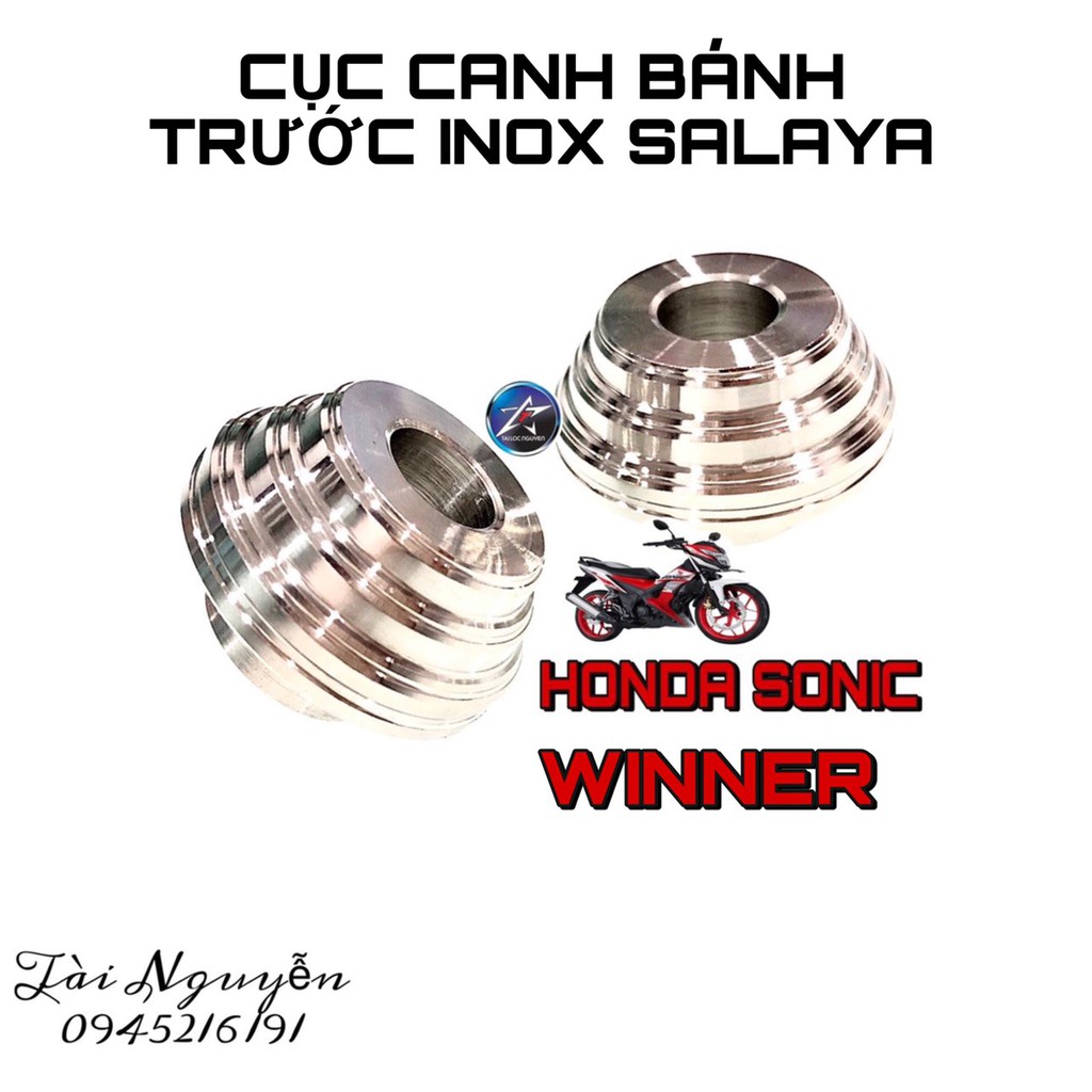 CỤC CANH BÁNH TRƯỚC INOX SALAYA EXCITER - WINNER - SIRIUS - WAVE - DREAM - FU LED