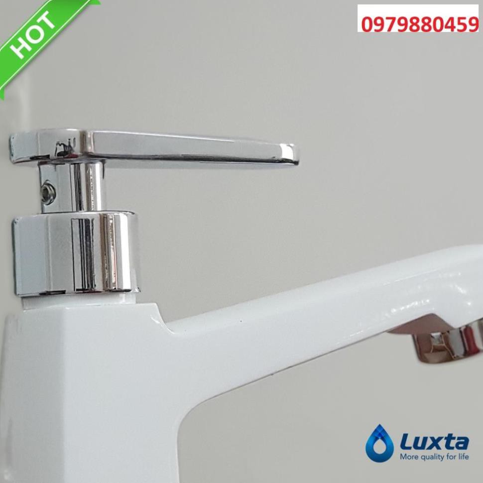 Vòi lavabo rửa mặt Cao cấp gật gù Luxta L1114WT3, bảo hành 03 năm