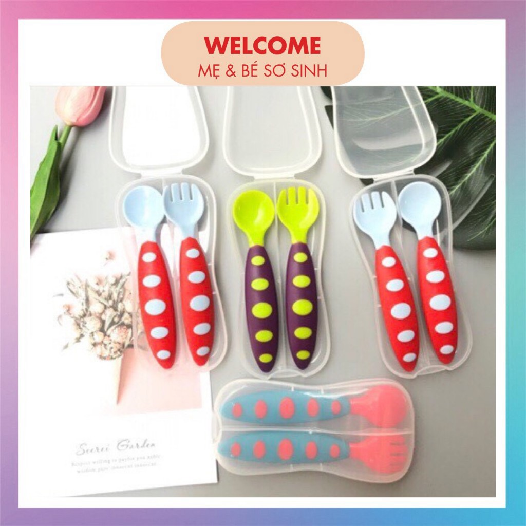THÌA ĂN DẶM ⚡️FREESHIP⚡️ Set 2 Thìa Cánh Cam Ăn Dặm Cho Bé
