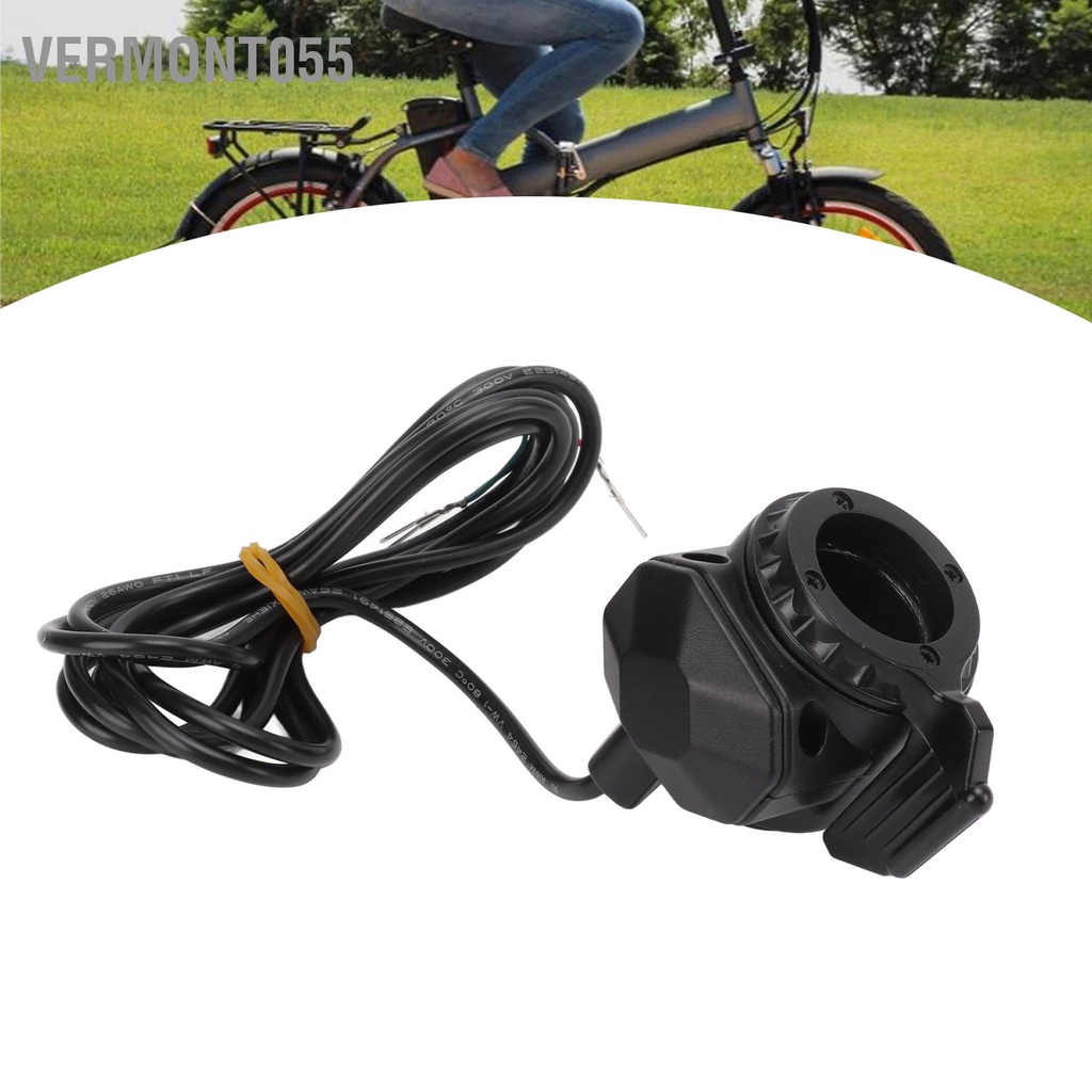 Vermont055 Tay ga điện Thumb bướm Bộ tăng tốc đáp ứng chống mài mòn cho xe đạp