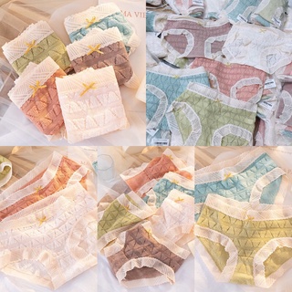 Set 5 quần lót ren cotton cao cấp gqu0079