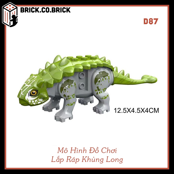 Lắp Ráp Khủng Long Mô Hình Sáng Tạo Giúp Kích Thích Trí Sáng Tạo cho Bé Dinosaur Park D86-D87