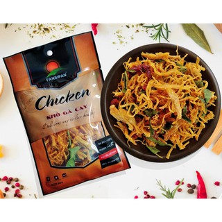 Khô Gà Fansipan - Đồ Ăn Vặt Gà Khô Cay Loại 50 gram