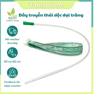 Dây Truyền Súc Ruột Enema (Cần Dùng Với Túi Truyền, Bình thải độc)
