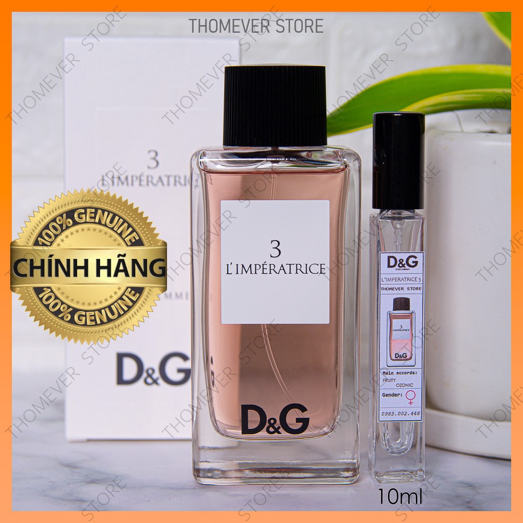 Nước Hoa Nữ Dolce & Gabbana | D&G L'Imperatrice 3 [ Mẩu Thử ] | BigBuy360 - bigbuy360.vn