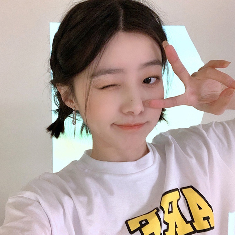 Hoa Tai Dáng Dài Hình Ghim Băng Thời Trang Cho Nữ