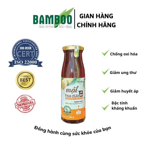 Combo 2 Mật hoa dừa BAMBOO nguyên chất, 100% từ thiên nhiên 250g/hủ