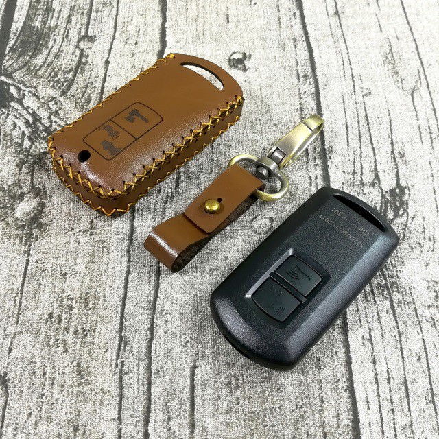 [Real Leather] [Nhiều Màu] Bao da chìa khóa Smartkey vision 2019, Vario 2018, Lead, AB 2018,  - Zachi