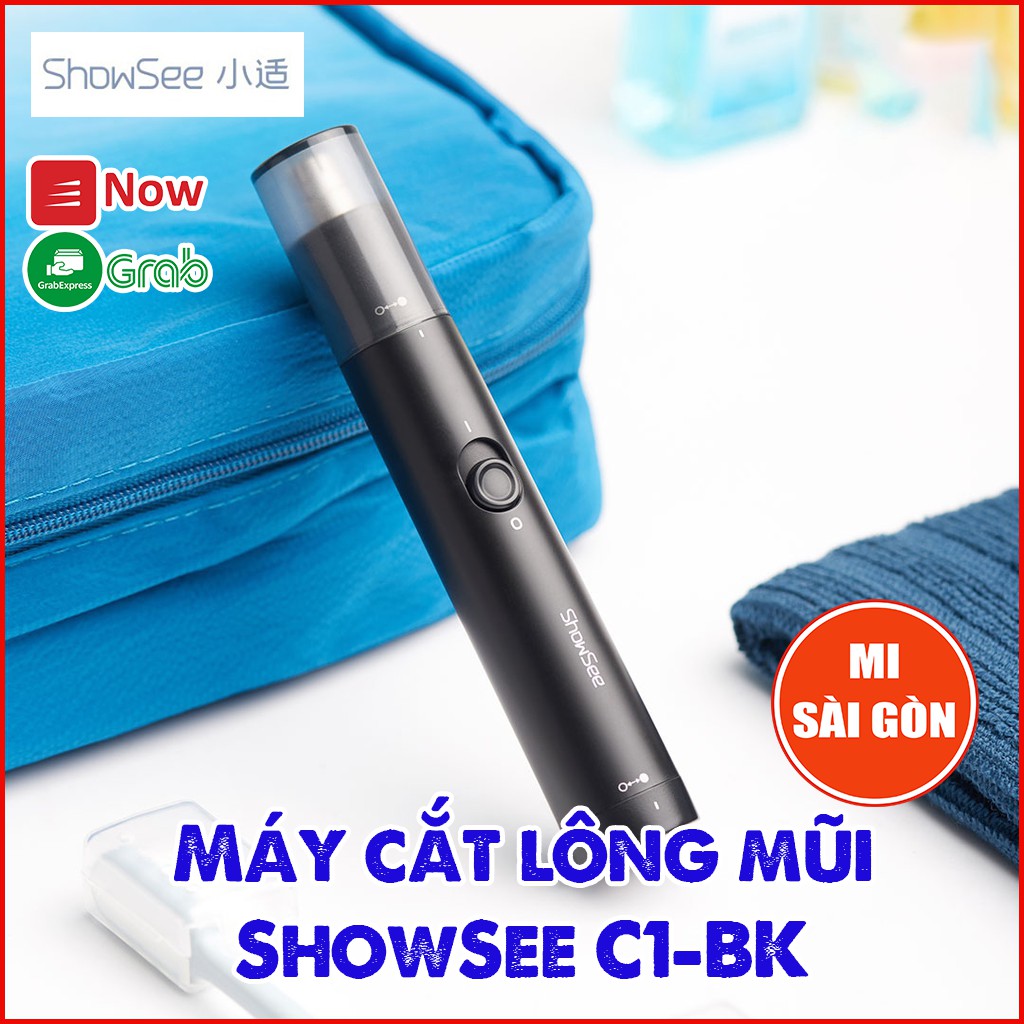 [Hỏa Tốc HCM] MÁY CẮT LÔNG MŨI SHOWSEE C1-BK - Electric Mini Nose Hair Trimmer Portable Ear Nose Hair