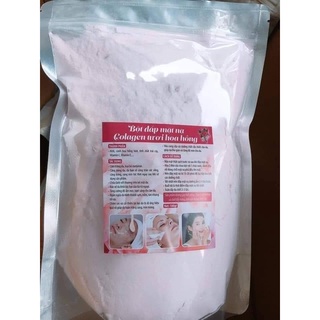 1kg Mặt nạ hoa hồng collagen, bạc hà dẻo handmade