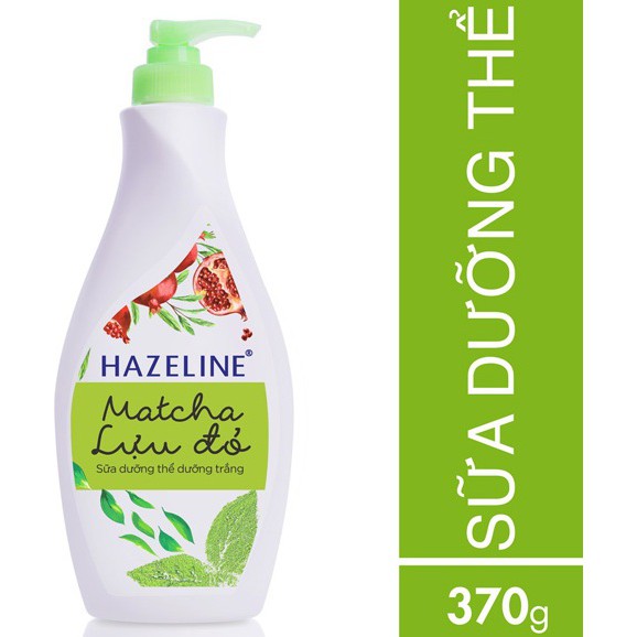 Sữa Dưỡng Thể Matcha & Lựu Đỏ Hazeline - Chai 370ml