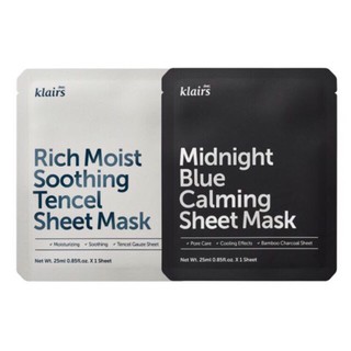 Mặt Nạ Giấy Dear, Klairs Sheet Mask