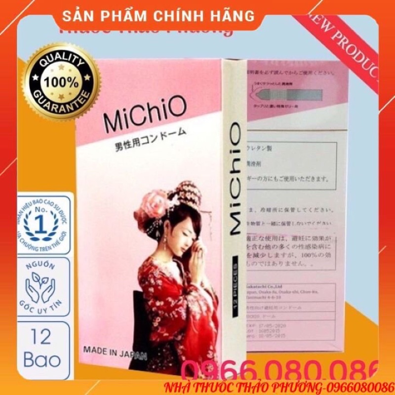 Bao cao su gân ,kéo dài thời gian MICHIO