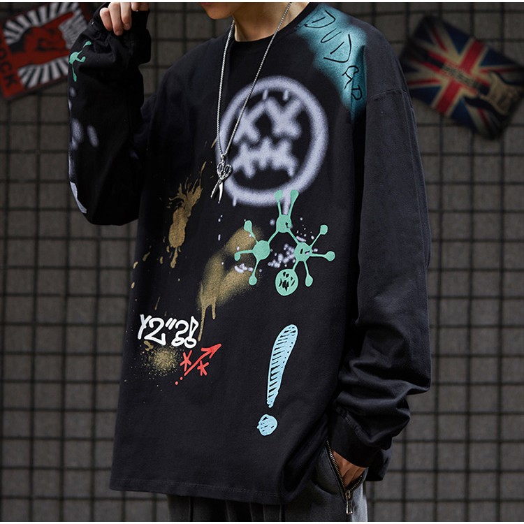 [Mẫu Mới] Áo Thun Nam Basic Tay Dài Cổ Tròn Họa Tiết Vẩy Sơn Phong Cách Trẻ Trung Thời Trang Zenkonu TOP NAM 1000149V1 | BigBuy360 - bigbuy360.vn