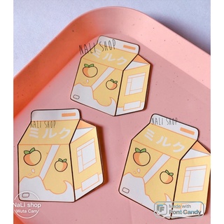 DECAL STICKER HÌNH DÁN HỘP SỮA cute DỄ THƯƠNG, bullet journal, trang trí sổ