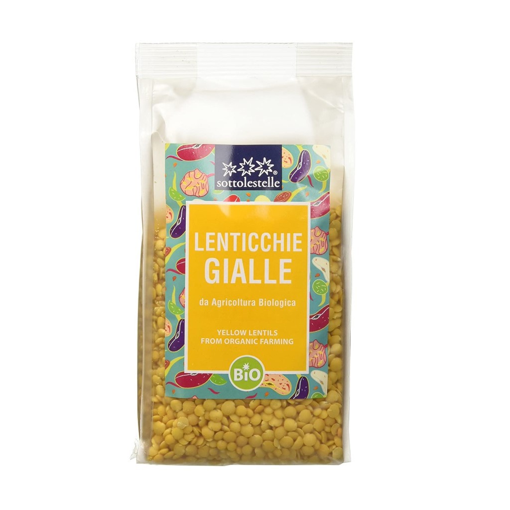 Đậu lăng vàng hữu cơ Sottolestelle 500g Organic Yellow Lentils