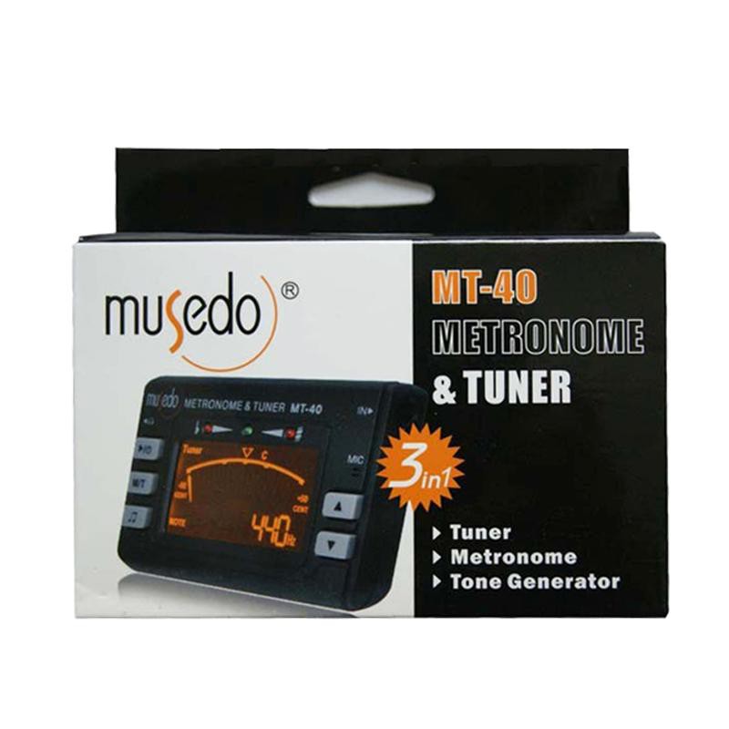 Máy chỉnh dây Musedo Mt-40 3 trong 1 chuyên dụng cho đàn guitar