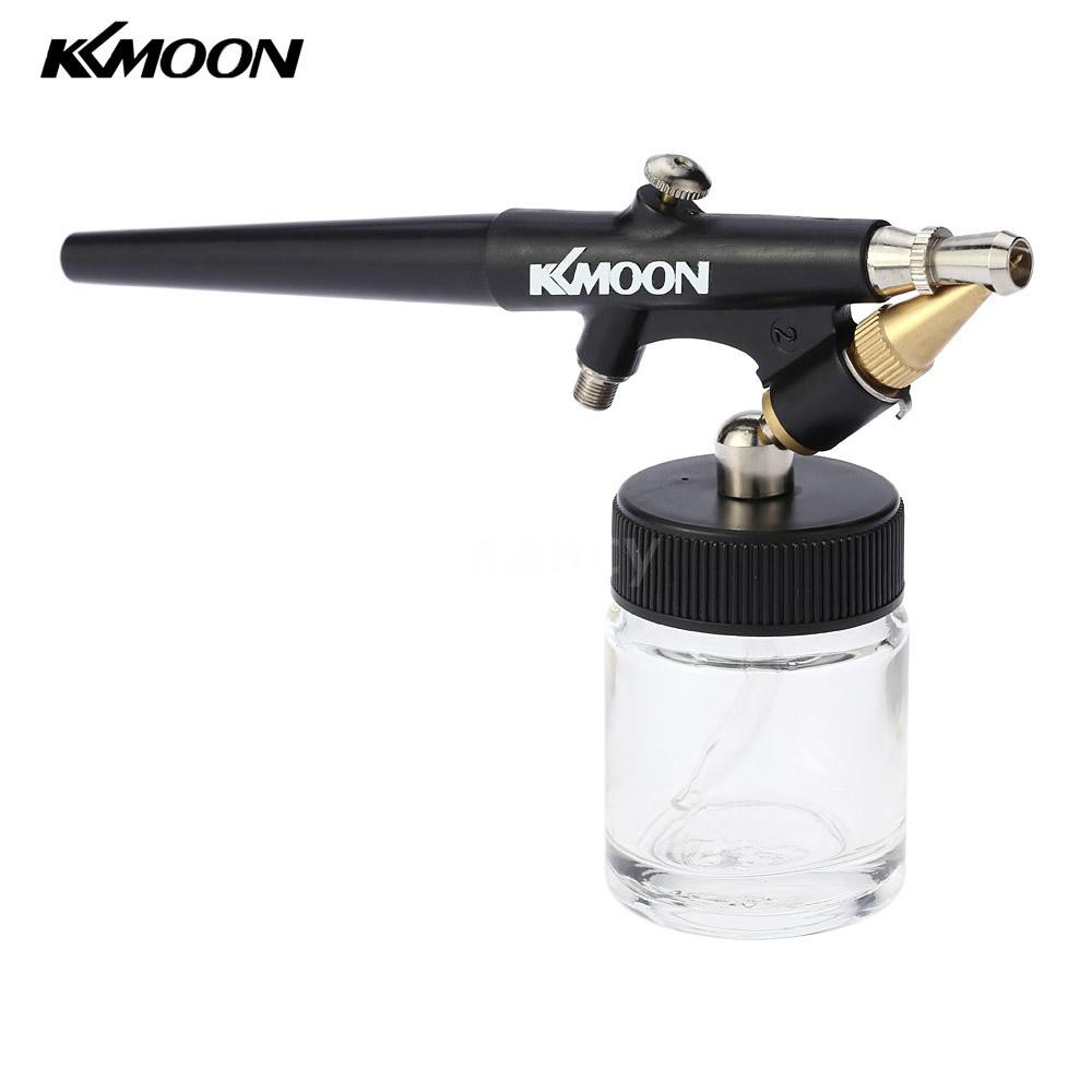 Súng phun sơn airbrush KKMoon đơn động tác dạng hút cho trang điểm/vẽ tranh/làm móng/xăm 0.8mm