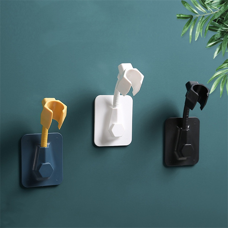 1pc 360° Giá Đỡ Đầu Vòi Hoa Sen Dạng Xoay Không Cần Khoan Lỗ Có Thể Điều Chỉnh Dành Cho Nhà Tắm