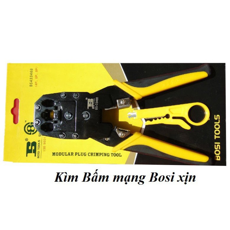 Kìm bấm mạng Tặng 50 hạt mạng - Hàng chuẩn