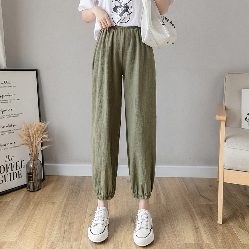 [ HÀNG HOT CHÀO HÈ ] Quần nữ kiểu dáng basic, Đũi xốp tự nhiên, Dầy dặn, Mềm mát - Style Hàn quốc - SIÊU HÓT