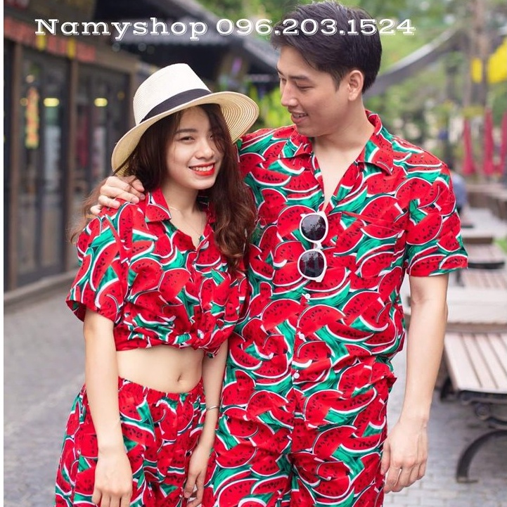 1.(Tổng kho HCM) ĐỒ BỘ TRÁI CÂY ĐI BIỂN, NHIỀU MẪU TƯƠI SÁNG (NamyShop39)