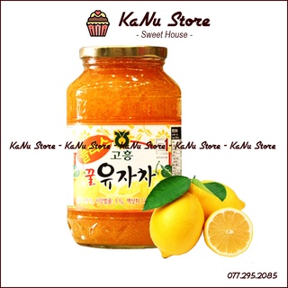Mật ong chanh vàng độc quyền Hàn Quốc hũ lớn 1Kg tăng đề kháng