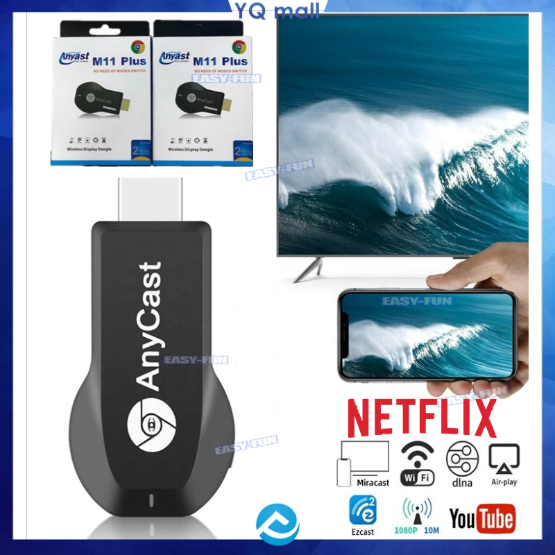 Thiết bị nhận tín hiệu HDMI 1080p Anycast M11 Plus tích hợp Chip xử lý thế hệ mới chất lượng cao