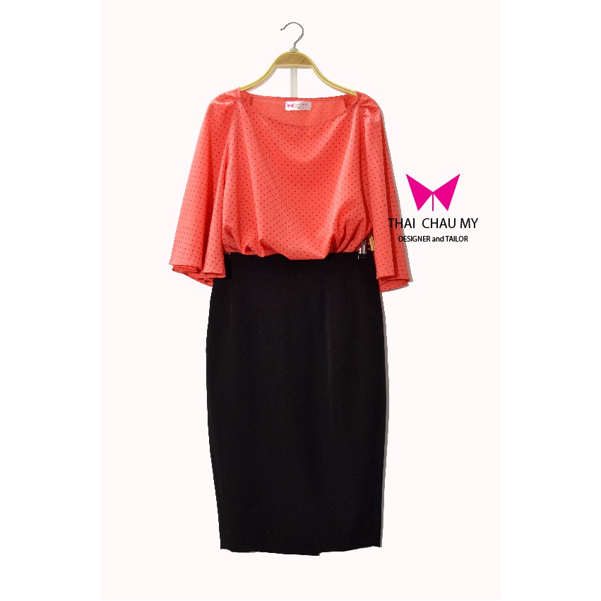 VÁY BÚT CHÌ ĐEN DÀI QUA GỐI váy áo công sở dạo phố đầm dự tiệc thời trang thiết kế Thái Châu Mỹ MYTH | BigBuy360 - bigbuy360.vn