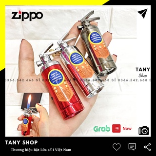 Bật 𝙇𝙪̛̉𝙖 đồng nguyên khối ĐỘC LẠ DL063 mẫu hình bình cứu hỏa có đèn laser 2in1 - Hôt quẹt 𝒁𝒊𝒑𝒑𝒐 TANY SHOP