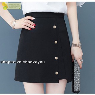 Quần giả váy xẻ tà nút mẫu b CVRD MT296
