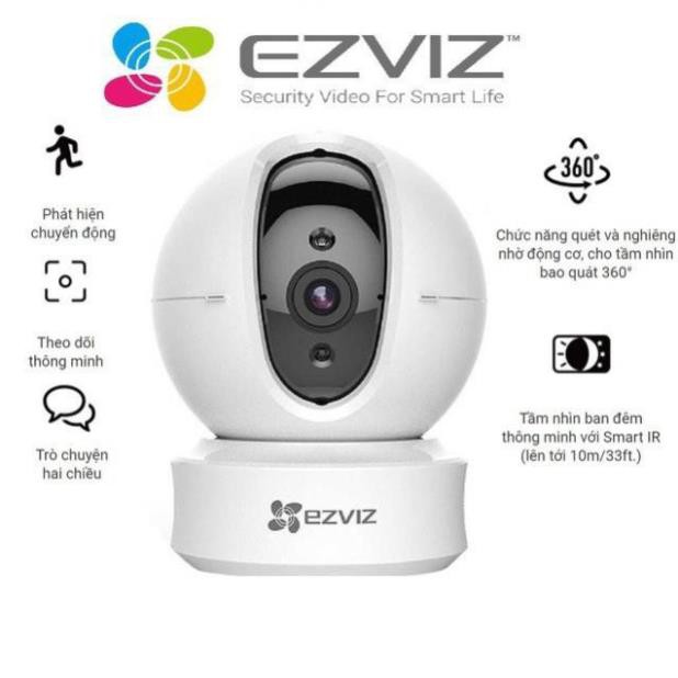 Camera Wifi dòng P/T EZVIZ _CS-CV246 720P - Hàng chính hãng M1122 T1122