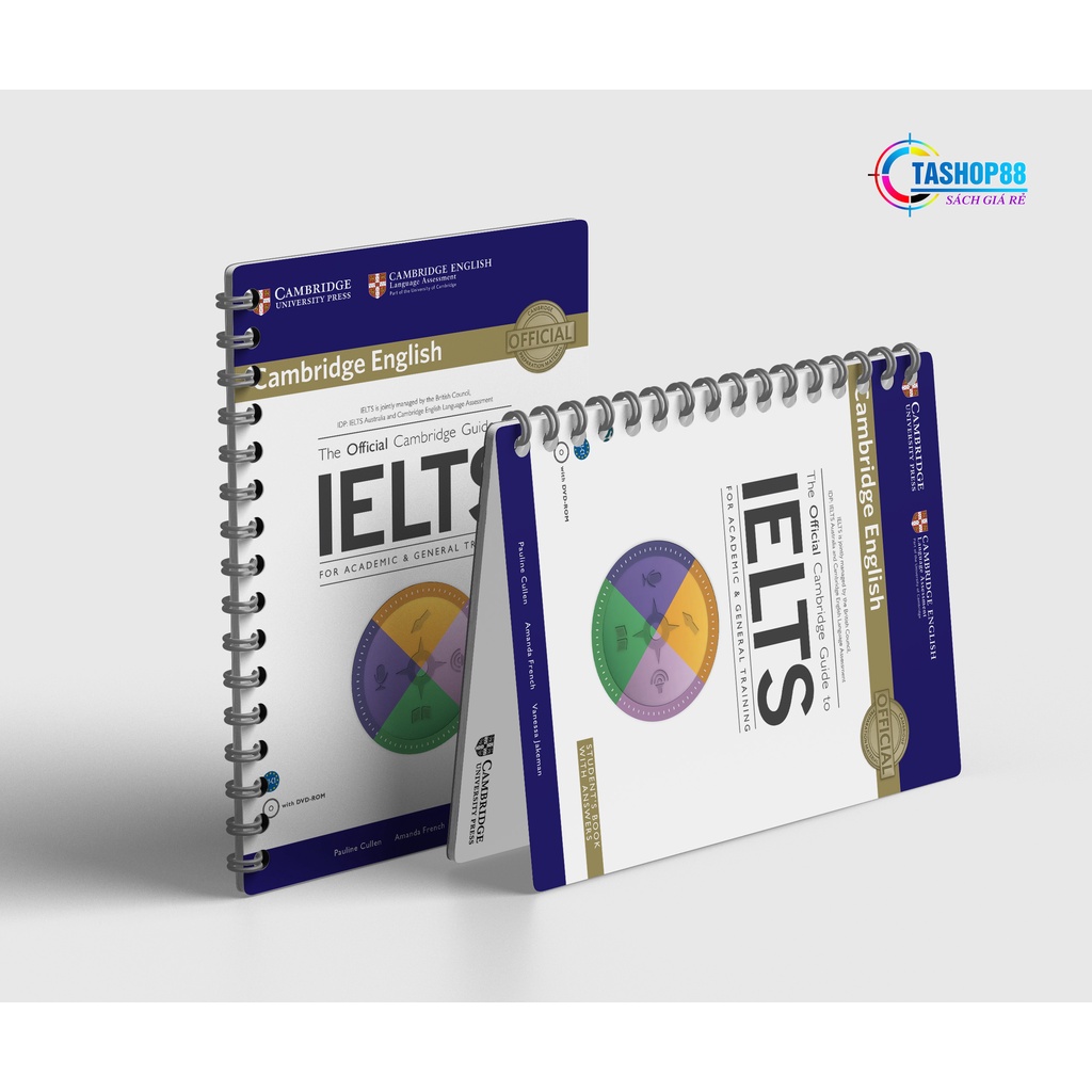 The Official Cambridge Guide To IELTS – Cẩm Nang Luyện Thi IELTS (Bản đẹp- In màu rõ nét - Bìa mềm - Gáy xoắn chắc chắn)