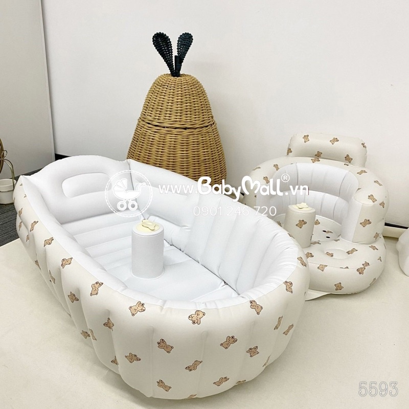 Chậu tắm hơi hoạ tiết Playing