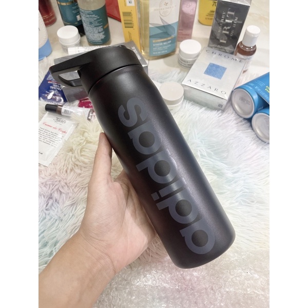 Bình Giữ Nhiệt ADIDAS Màu Đen Logo Hãng 600ml