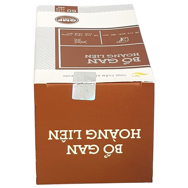 Bổ Gan Hoàng Liên - Hỗ trợ giải độc gan, tăng cường chức năng gan, bảo vệ tế bào gan (Lọ 60v)