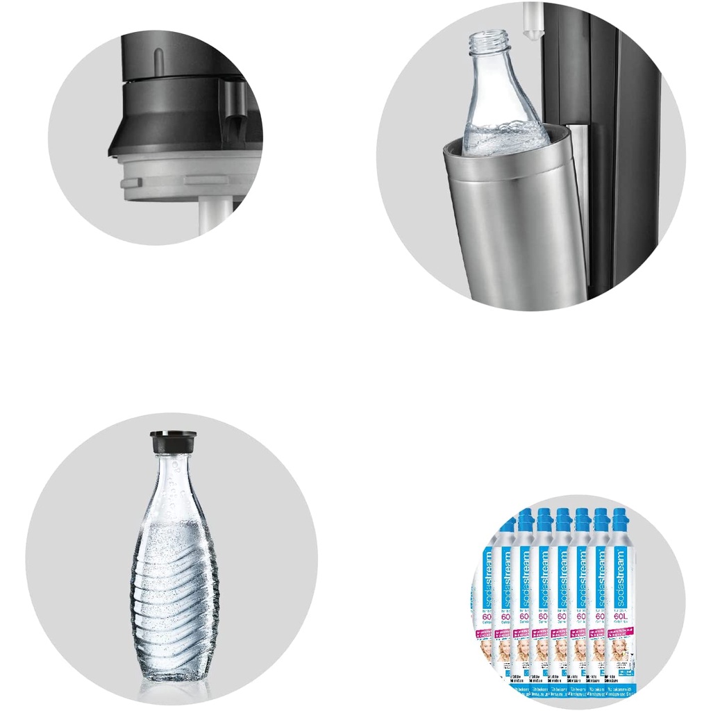 Máy tạo nước sủi bọt có ga SodaStream Crystal 2.0 - máy làm Soda [nhập Đức chính hãng]