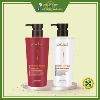 Dầu gội xả jrouoi fruit phục hồi siêu mượt ngăn dầu kiềm dầu 500ml